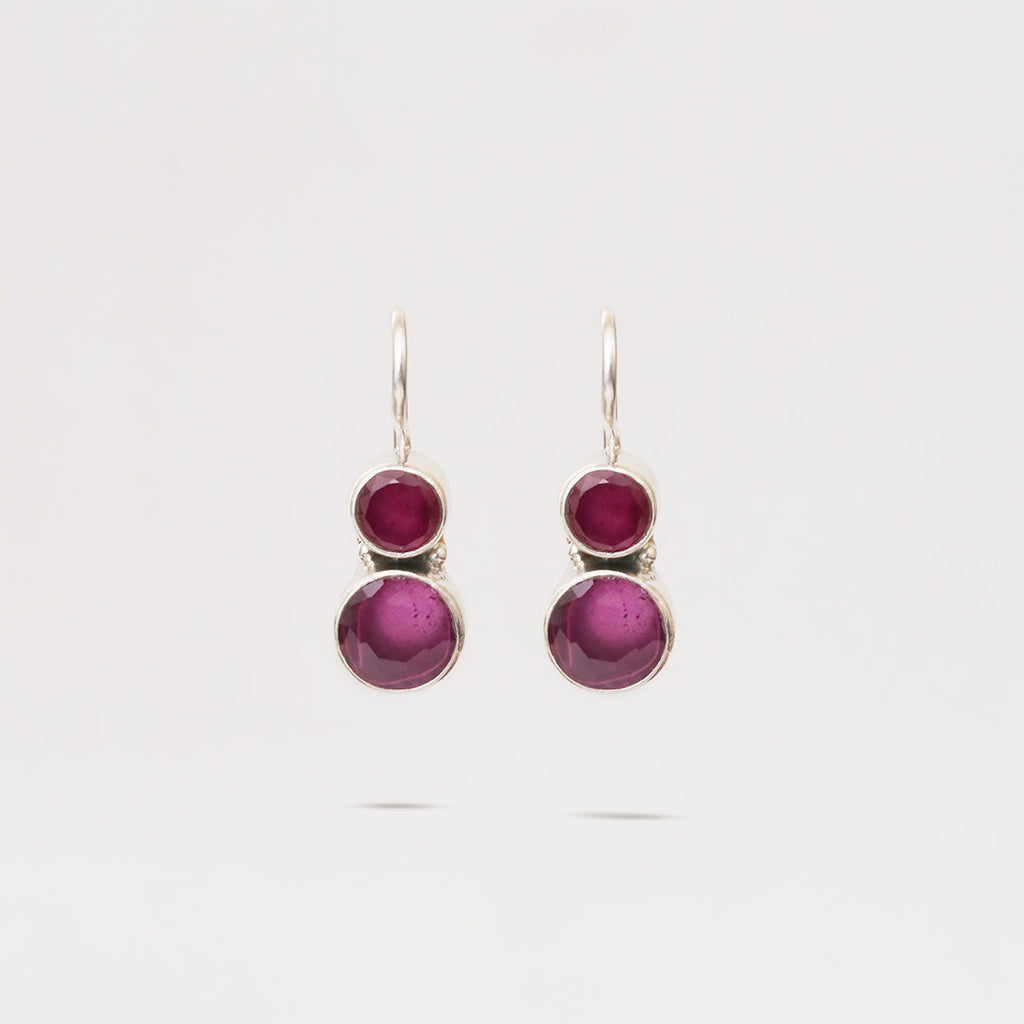 Cute Ruby Earrings-0