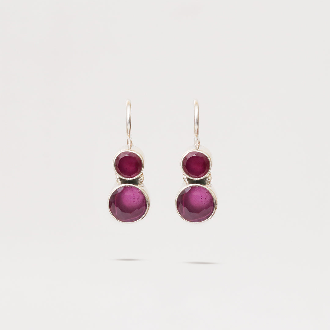 Cute Ruby Earrings-0