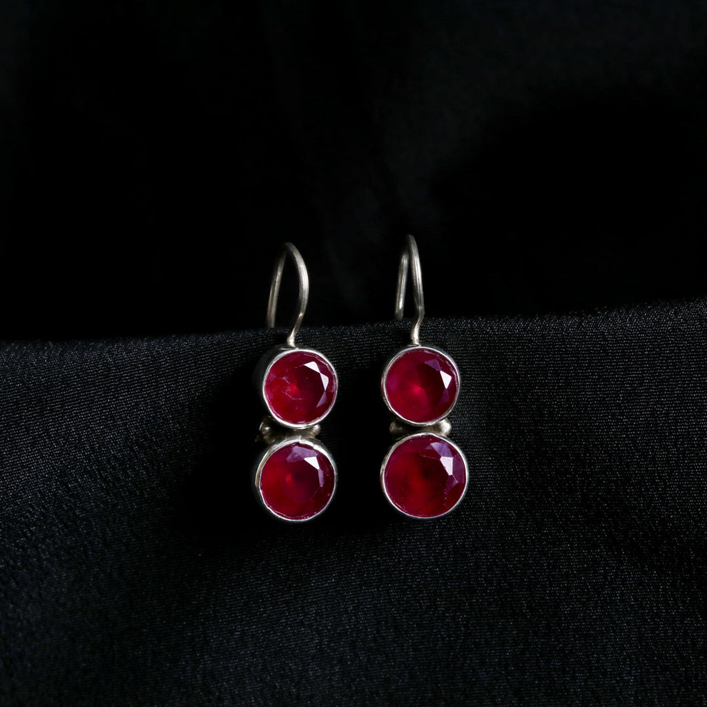Cute Ruby Earrings-4