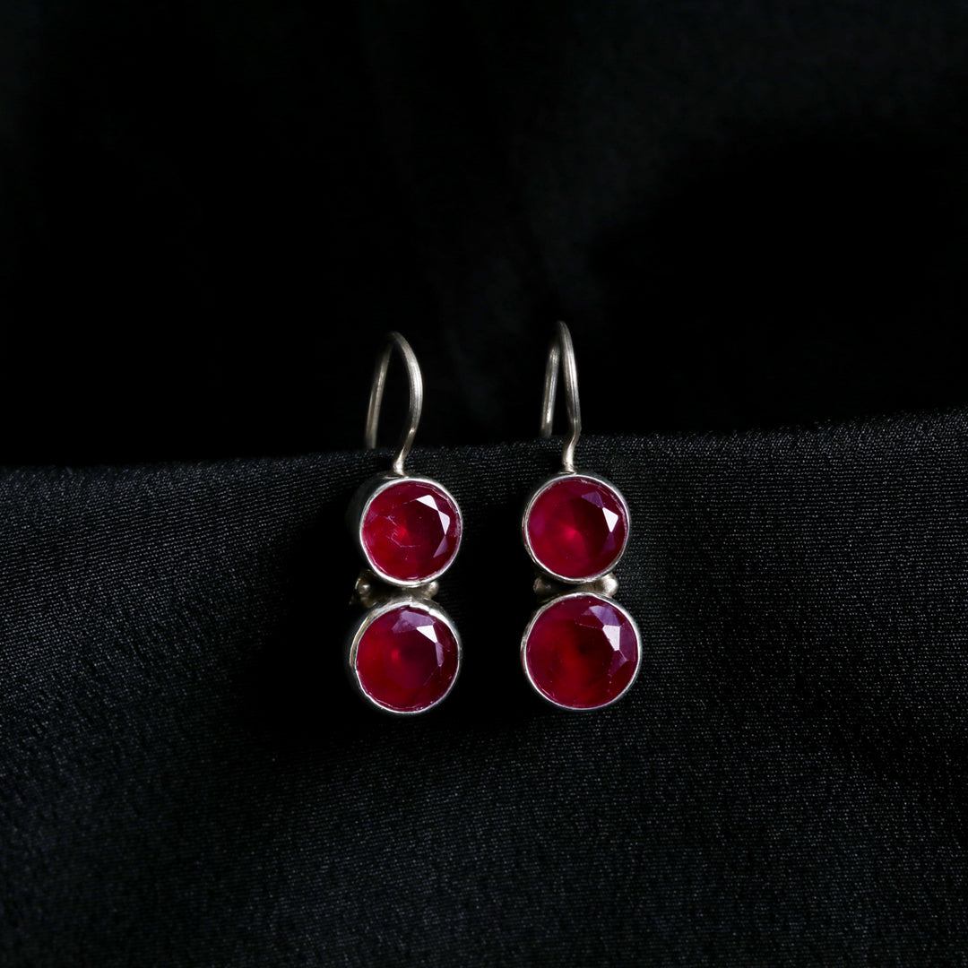 Cute Ruby Earrings-4
