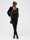 Women's Velvet Jacket GRAMERCY ECO COUTURE BYMANYC ® New York-1