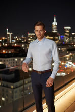 Jamison Blue Twill Dress Shirt