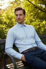 Jamison Blue Twill Dress Shirt