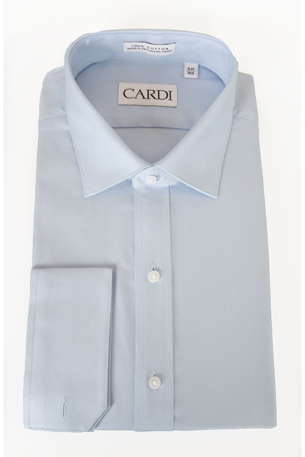 Jamison Blue Twill Dress Shirt