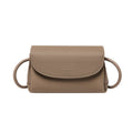 Pebbled Leather Mini Flap Crossbody Shoulder Bag-0